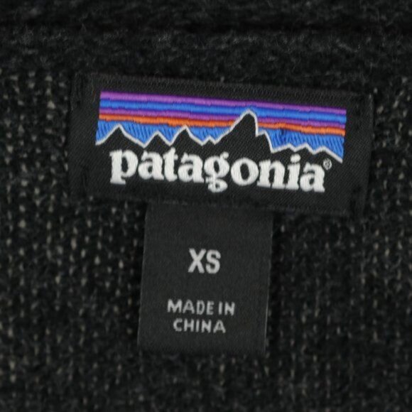 Patagonia Women's XS Gray Cotton Blend Wrap V-Neck Tunic Length Sweater - Picture 7 of 8